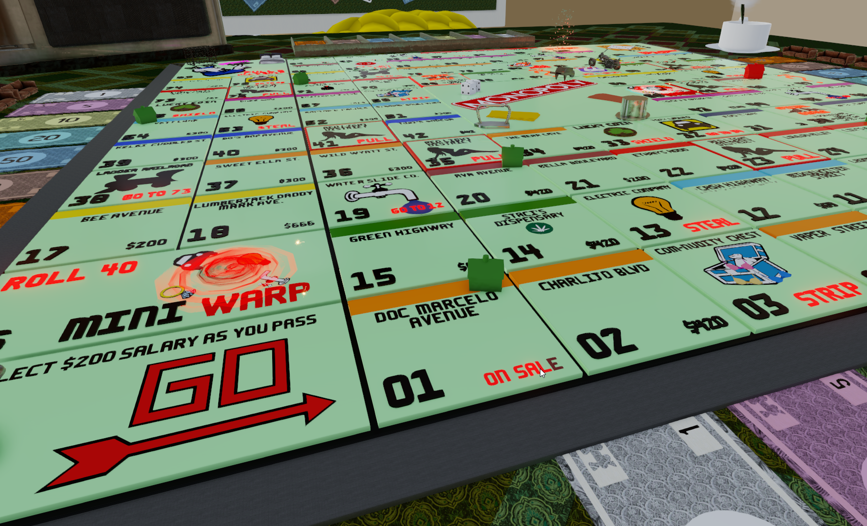 SNL Monopoly Board by DocMarcelo