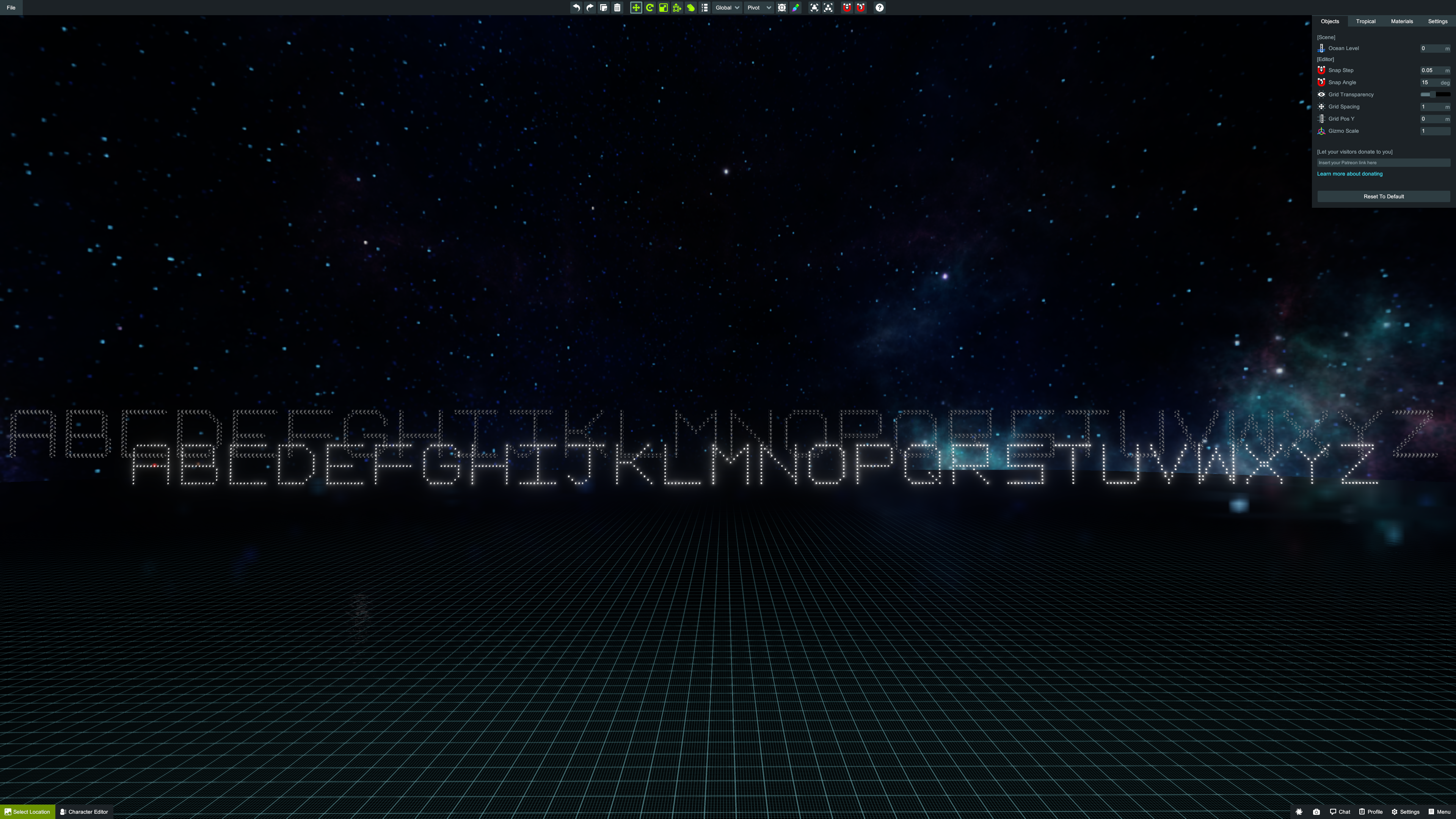 Dynamic Lights Alphabet (Large)