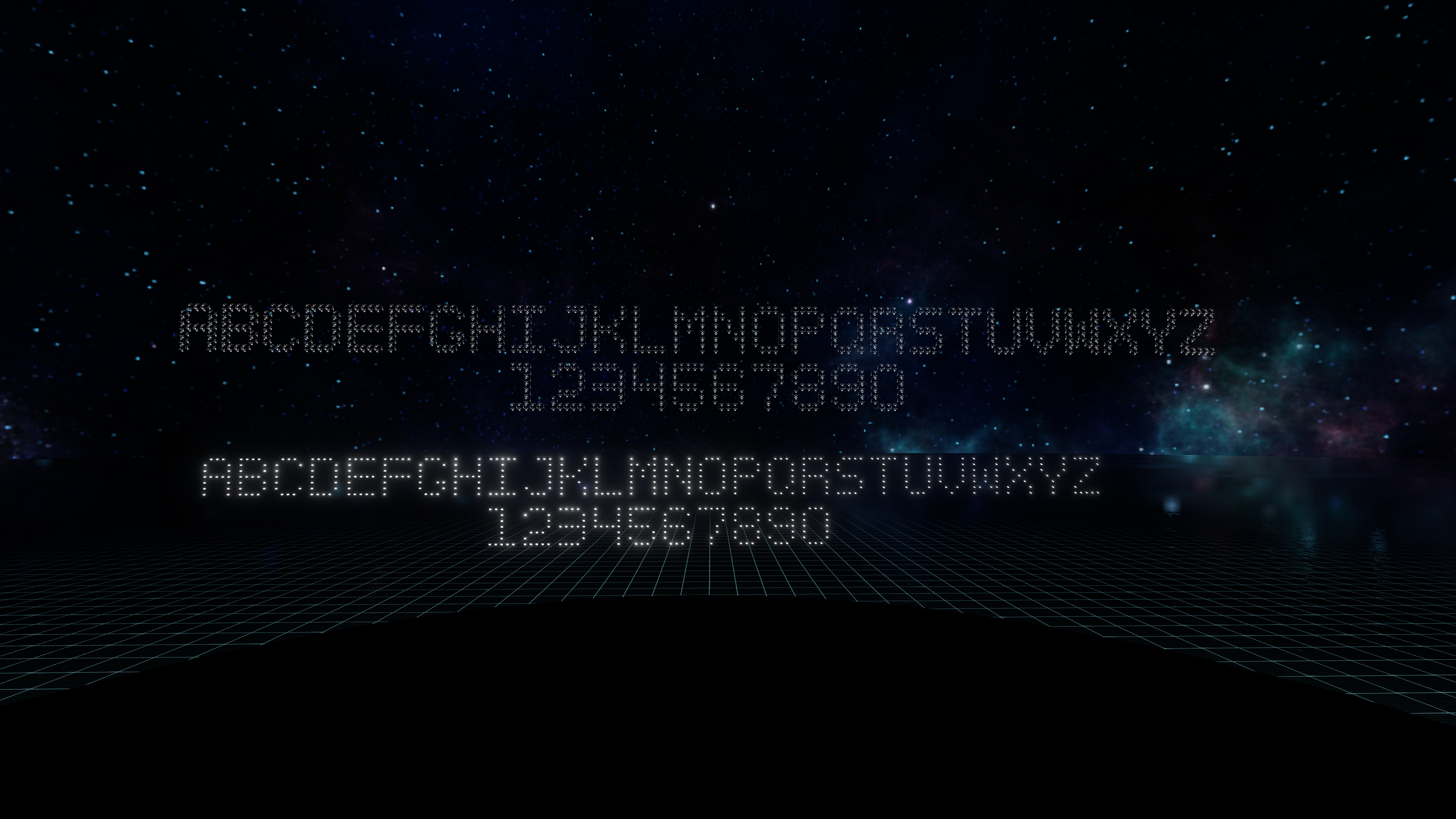 Dynamic Lights Alphabet (Small)